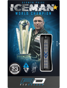 RED DRAGON Red Dragon Gerwyn Price - Iceman Midnight Edition Steel Tip Darts