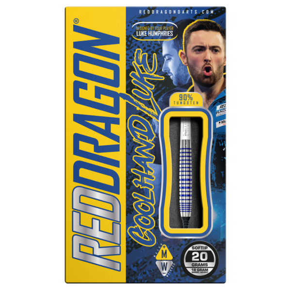 RED DRAGON Red Dragon Luke Humphries - TX3 Cool Blue SE  Soft Tip Darts 18g