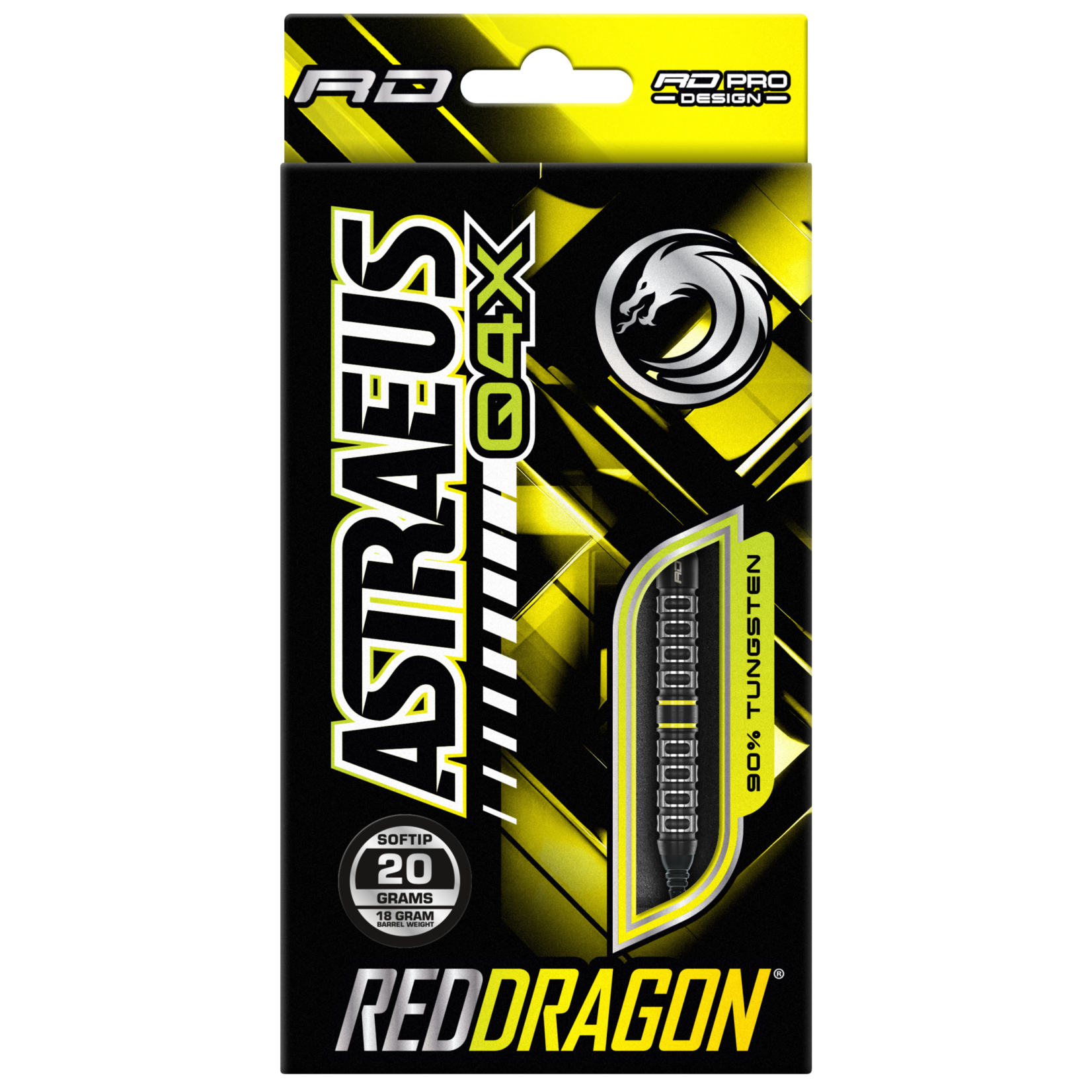 RED DRAGON Red Dragon Astraeus Q4X Parallel Soft Tip Darts 20g