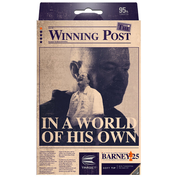 Target Darts Target Raymond van Barneveld Barney 25 95% Soft Tip Darts