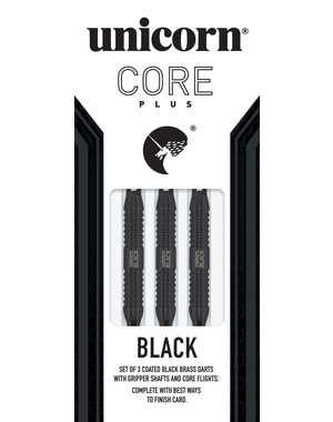 Unicorn Darts Unicorn Core Plus Win Black Style 1 Soft Tip Darts