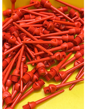 Alchemist Alchemist Euro Lipped Tips Red 24mm 100 pieces