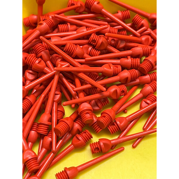 Alchemist Alchemist Euro Lipped Tips Red 24mm 100 pieces