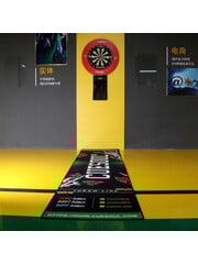 CueSoul CUESOUL Light Weight Darts Mat, Rose & Skeleton