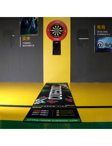 CueSoul CUESOUL Light Weight Darts Mat, Rose & Skeleton