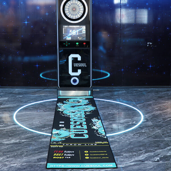 CueSoul CUESOUL Light Weight Darts Mat, Azure Dragon