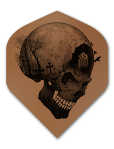 Alchemy Alchemy Copper Headstone Skull No.2 Standard Dart Flights