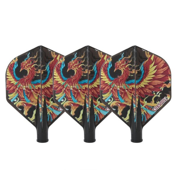 CueSoul CueSoul AK4 Vermilion Bird Standard Mythological Dart Flights