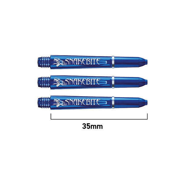 RED DRAGON Red Dragon Peter Wright Snakebite Logo Polycarbonate Short Dart Shafts