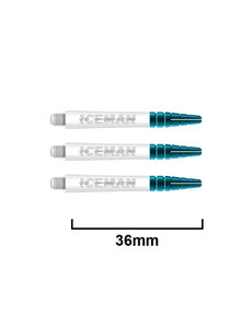 RED DRAGON Red Dragon Gerwyn Price Iceman Nitro Ionic Short Dart Shafts