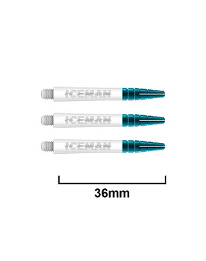 RED DRAGON Red Dragon Gerwyn Price Iceman Nitro Ionic Short Dart Shafts