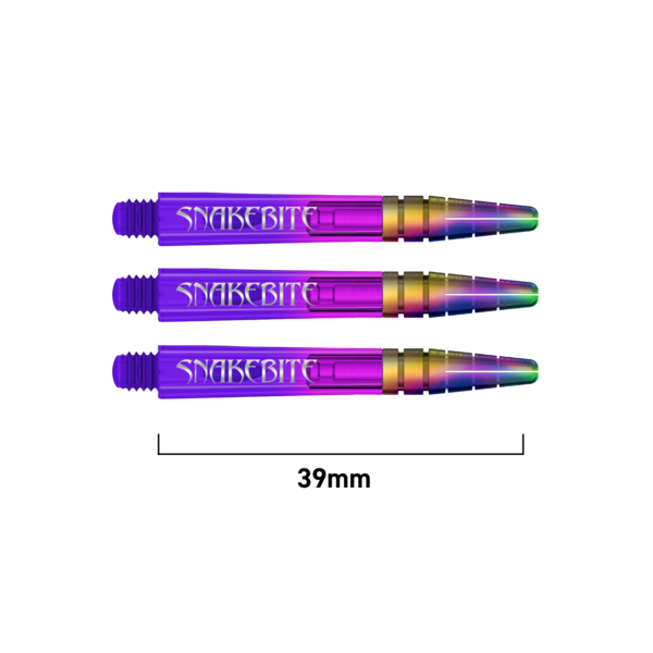 RED DRAGON Red Dragon Peter Wright Snakebite Logo Nitro Ionic Intermediate Dart Shafts