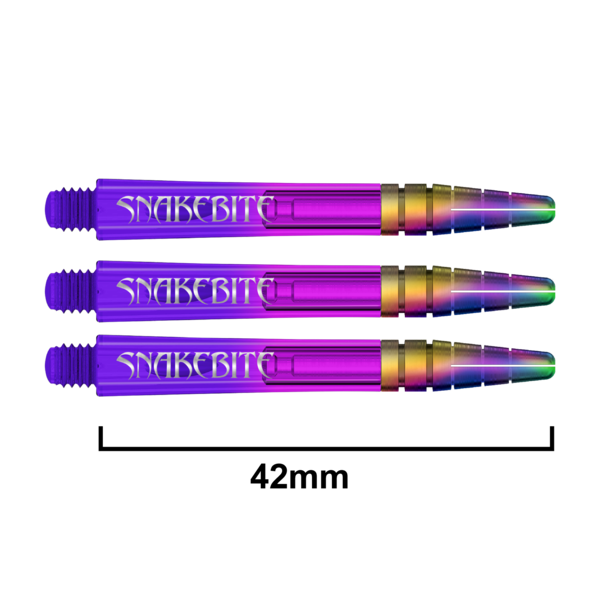 RED DRAGON Red Dragon Peter Wright Snakebite Logo Nitro Ionic Medium Dart Shafts