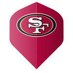 NFL NFL 49ers Red Standard Dart Flights