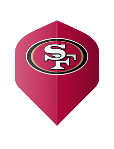 NFL NFL 49ers Red Standard Dart Flights
