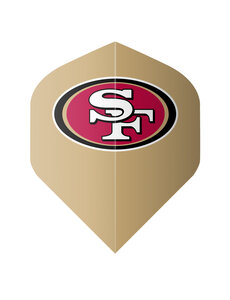 NFL NFL 49ers Tan Standard Dart Flights