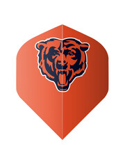 NFL NFL Bears Orange Standard Dart Flights