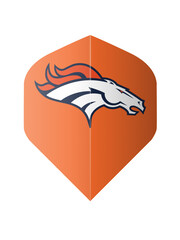 NFL NFL Broncos Orange Standard Dart Flights