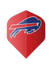 NFL NFL Buffalo Bills Red Standard Dart Flights