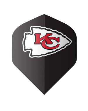 NFL NFL Chiefs Black Standard Dart Flights