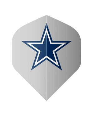 NFL NFL Dallas Cowboys Grey Standard Dart Flights