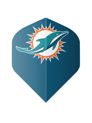 NFL NFL Dolphins Blue Standard Dart Flights