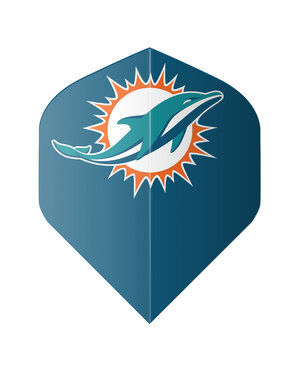 NFL NFL Dolphins Blue Standard Dart Flights
