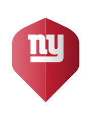 NFL NFL Giants Red Standard Dart Flights