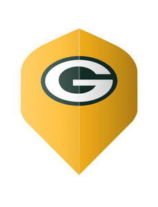 NFL NFL Packers Yellow Standard Dart Flights