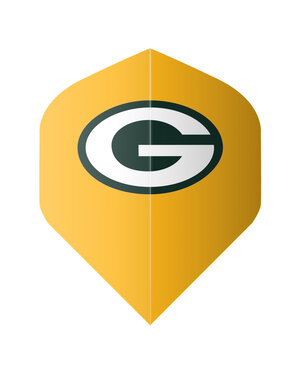NFL NFL Packers Yellow Standard Dart Flights