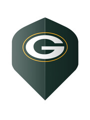 NFL NFL Packers Green Standard Dart Flights