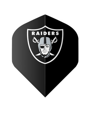 NFL NFL Raiders Black Standard Dart Flights