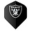 NFL NFL Raiders Black Standard Dart Flights