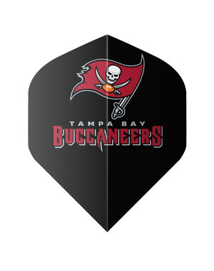 NFL NFL Tampa Bay Buccaneers Black Standard Dart Flights
