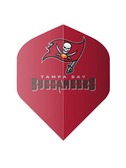 NFL NFL Tampa Bay Buccaneers Red Standard Dart Flights