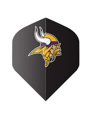 NFL NFL Vikings Black Standard Dart Flights