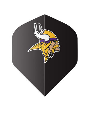 NFL NFL Vikings Black Standard Dart Flights