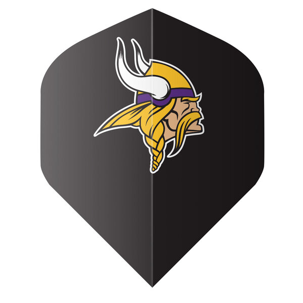 NFL NFL Vikings Black Standard Dart Flights