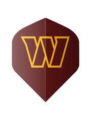 NFL NFL Washington Commanders Red Standard Dart Flights