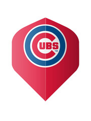MLB MLB Chicago Cubs Red Standard Dart Flights