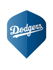 MLB MLB LA Dodgers Blue Standard Dart Flights