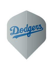 MLB MLB LA Dodgers Grey Standard Dart Flights