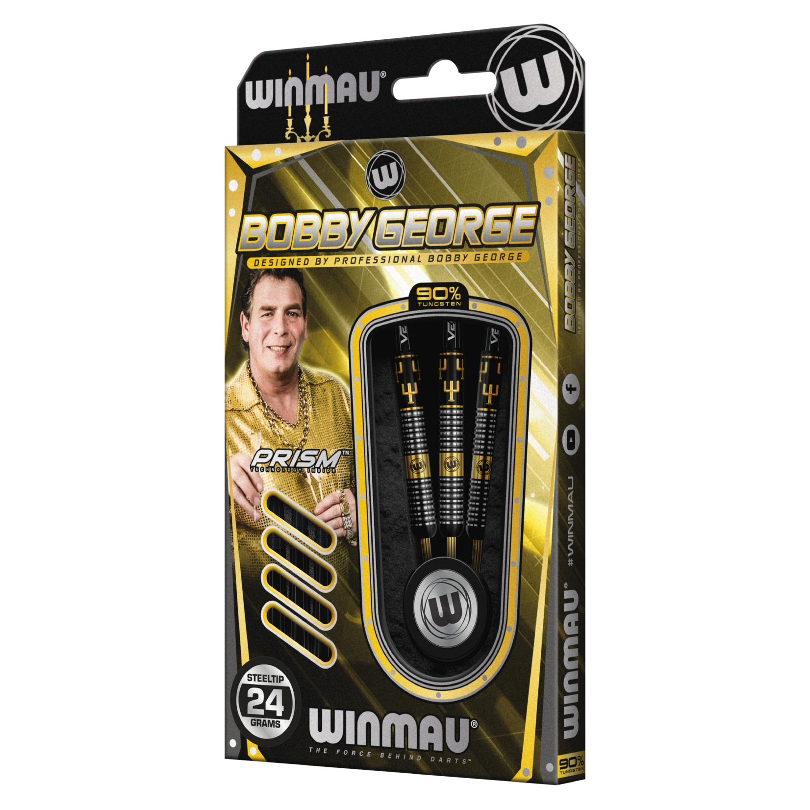 Winmau Darts Winmau Bobby George Special Edition 24g Steel Tip Darts