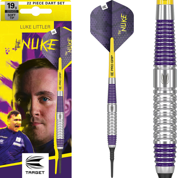 Target Darts Target Luke Littler Brass Soft Tip Darts 19g