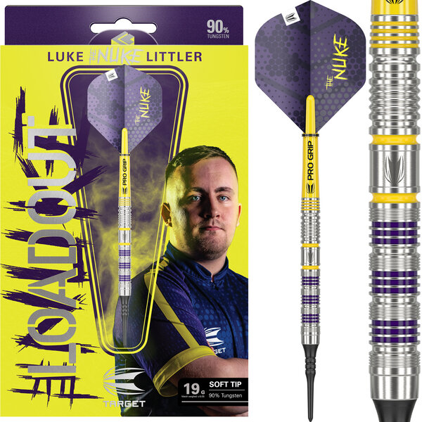 Target Darts Target Luke Littler Loadout 90% Soft Tip Darts 19g