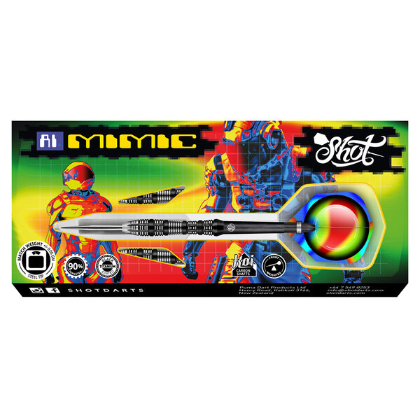 SHOT DARTS Shot AI Mimic 90% Steel Tip Darts