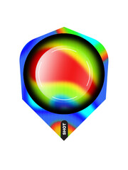 SHOT DARTS Shot AI Mimic Small Standard Dart Flights