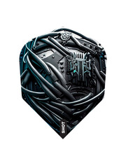 SHOT DARTS Shot AI Cyberpunk Small Standard Dart Flights