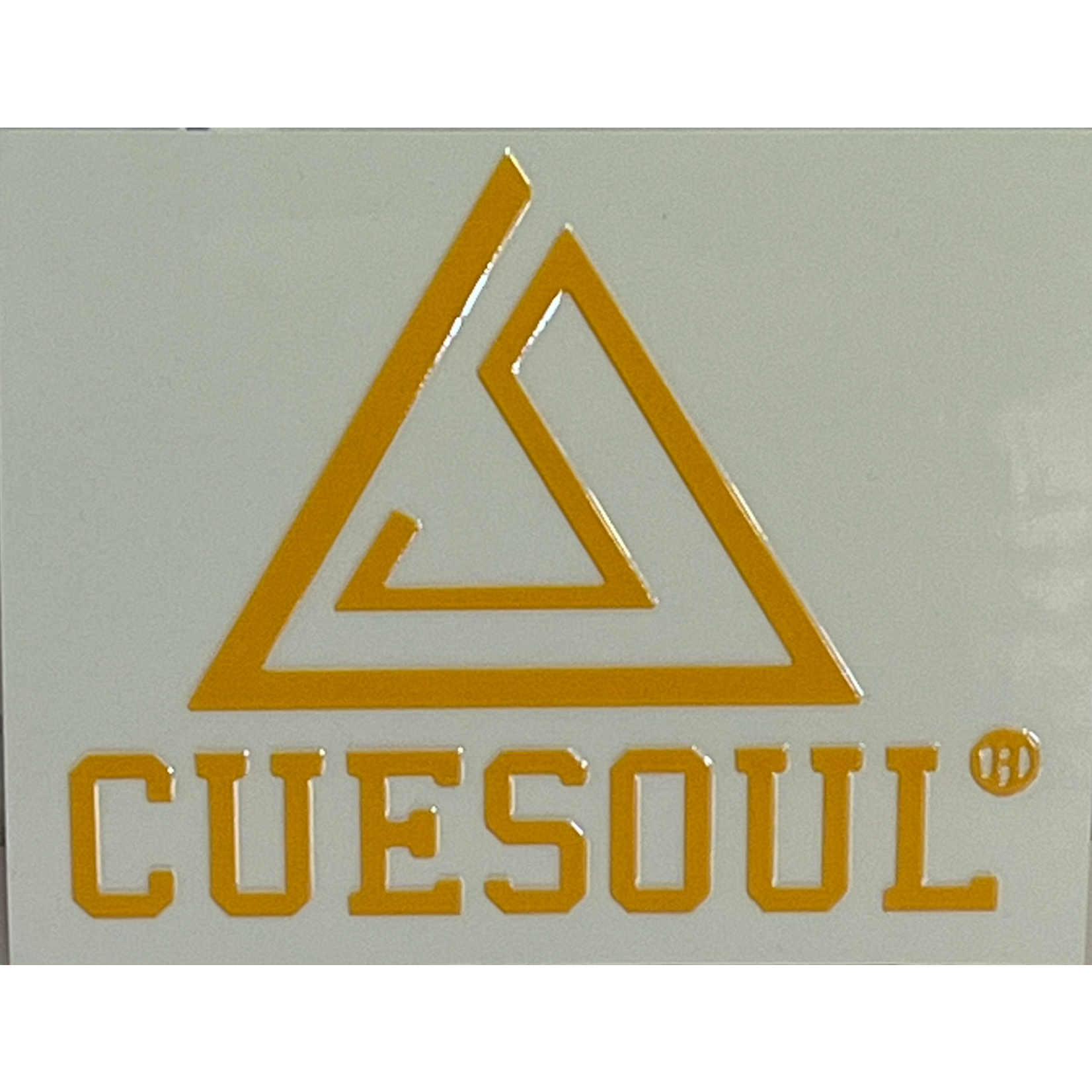 Darting Around CueSoul Logo Sticker 4.5x4.5