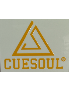 Darting Around CueSoul Logo Sticker 4.5x4.5